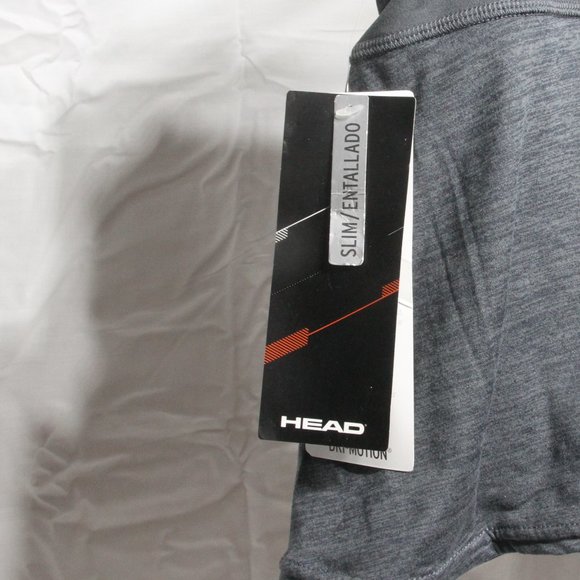 NWT HEAD Women's Fresh Mesh Med Grey Heather Athletic Tennis Skort Size Small - Picture 3 of 4